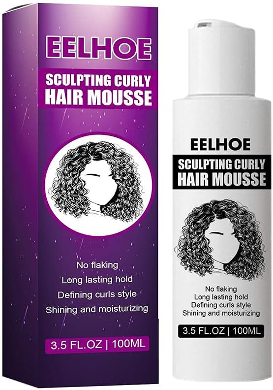 CurlCrafter™ - Mousse Estilizador para Cabello Rizado de 100 ml