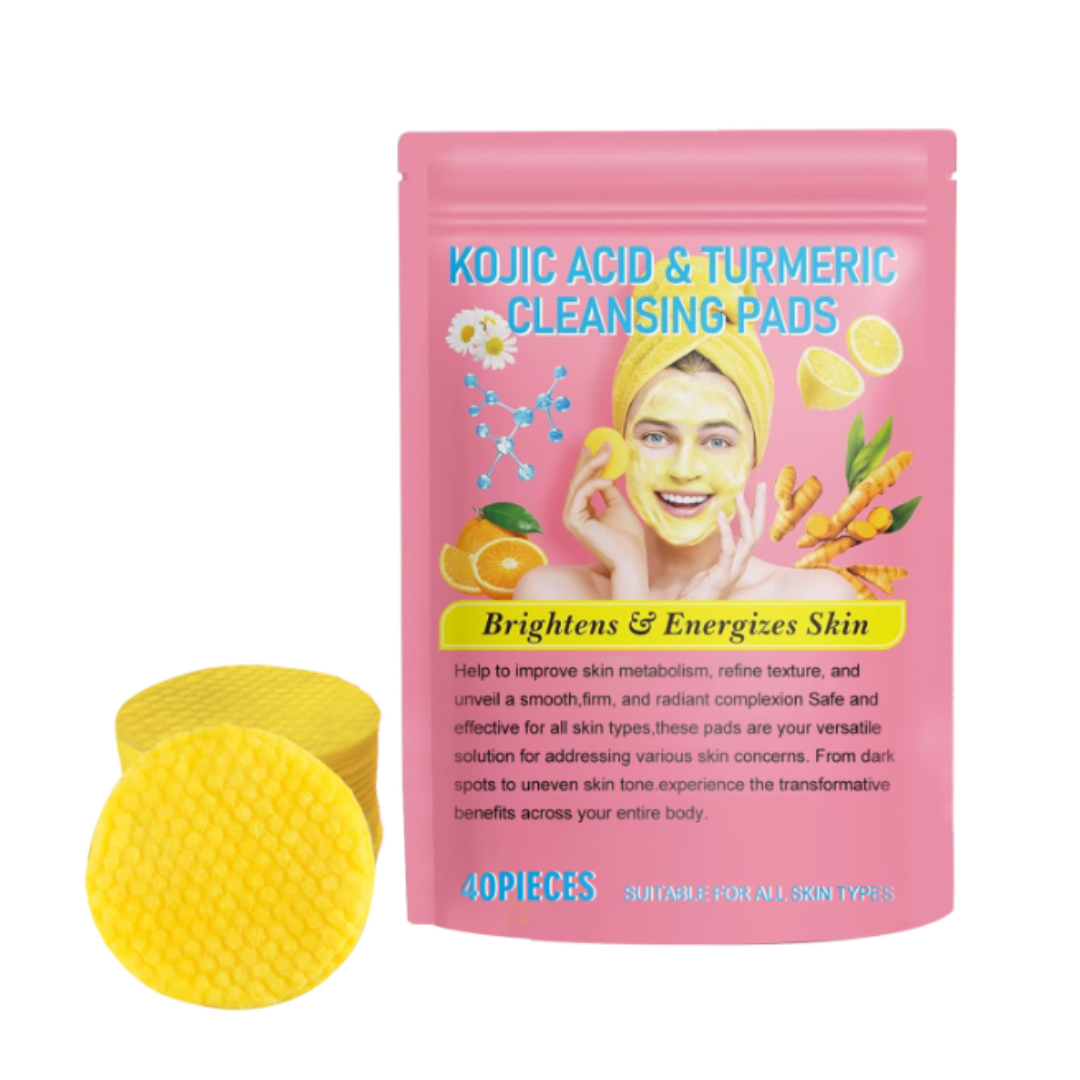 KojicPads - Pads de Limpieza Rejuvenecedoras con Ácido Kójico y Cúrcuma