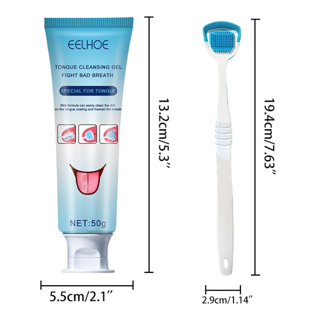 Gel de limpieza de Lengua con Cepillo