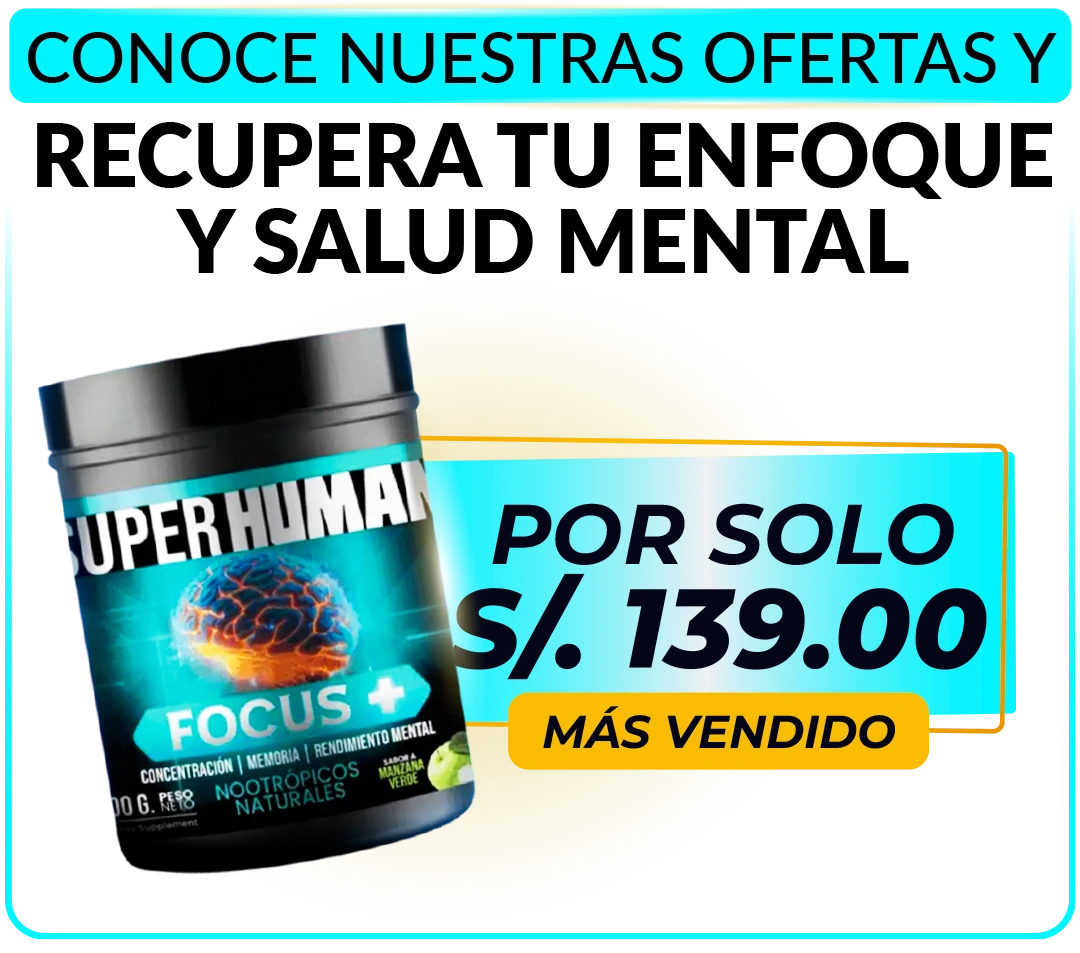 Focus Plus - SuperHuman™ Máximo Rendimiento Mental y Productivo PG