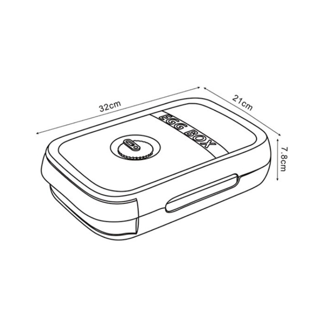 Pack de 2 Bandejas Organizadoras de Huevos
