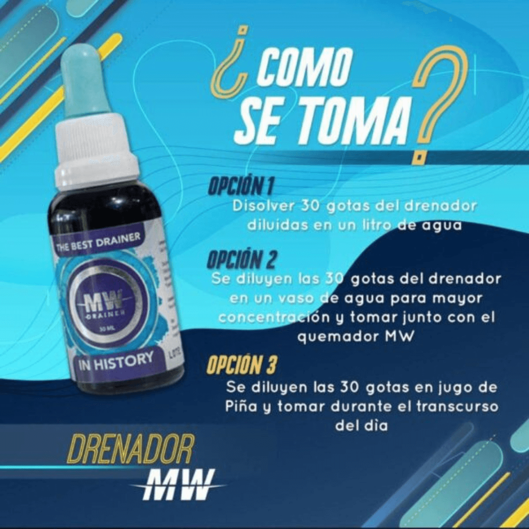 Drenador de Grasa - MW Drops - Élite Nutrition