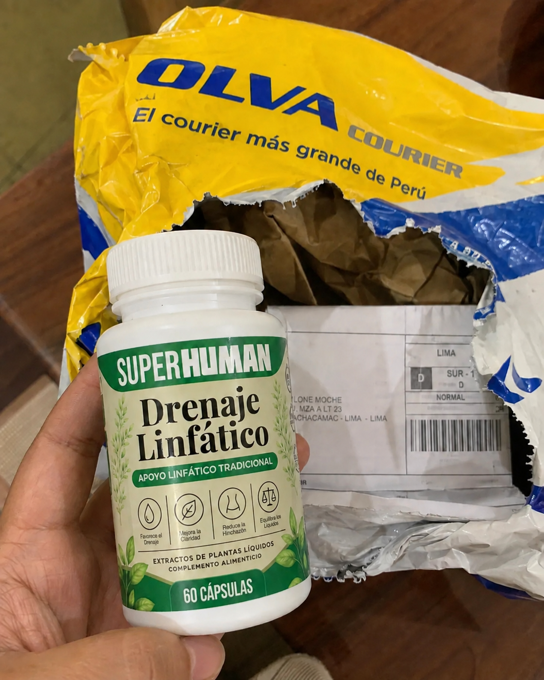 Suplemento Natural para Hígado y Drenaje Linfático (60 cápsulas) SUPER HUMAN