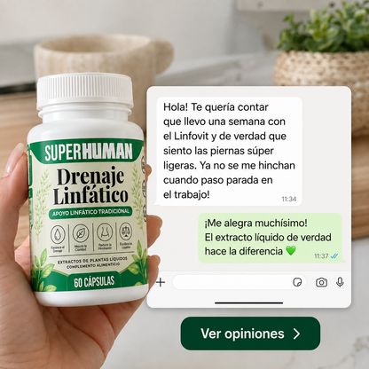 Suplemento Natural para Hígado y Drenaje Linfático (60 cápsulas) SUPER HUMAN