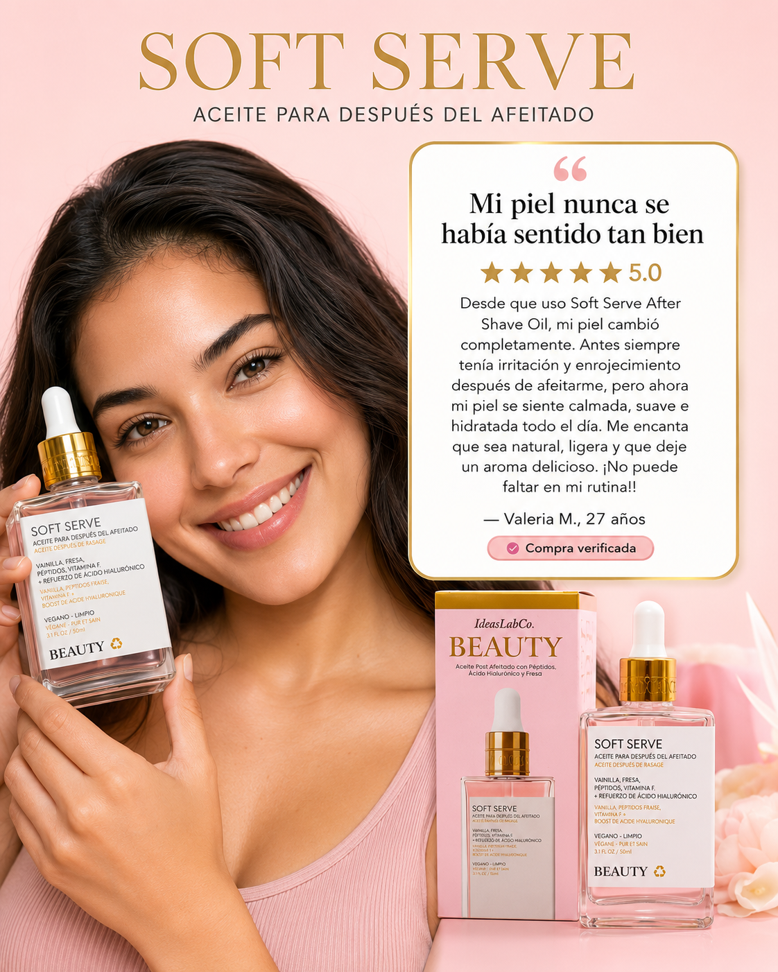 True Beauty Aceite Post-Afeitado Donut Glaseado