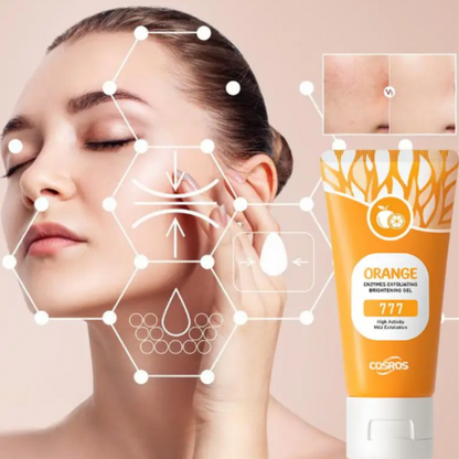 Orange™ -  Gel Exfoliante Aclarante e Hidratante con Enzimas de Naranja para una Piel Perfecta