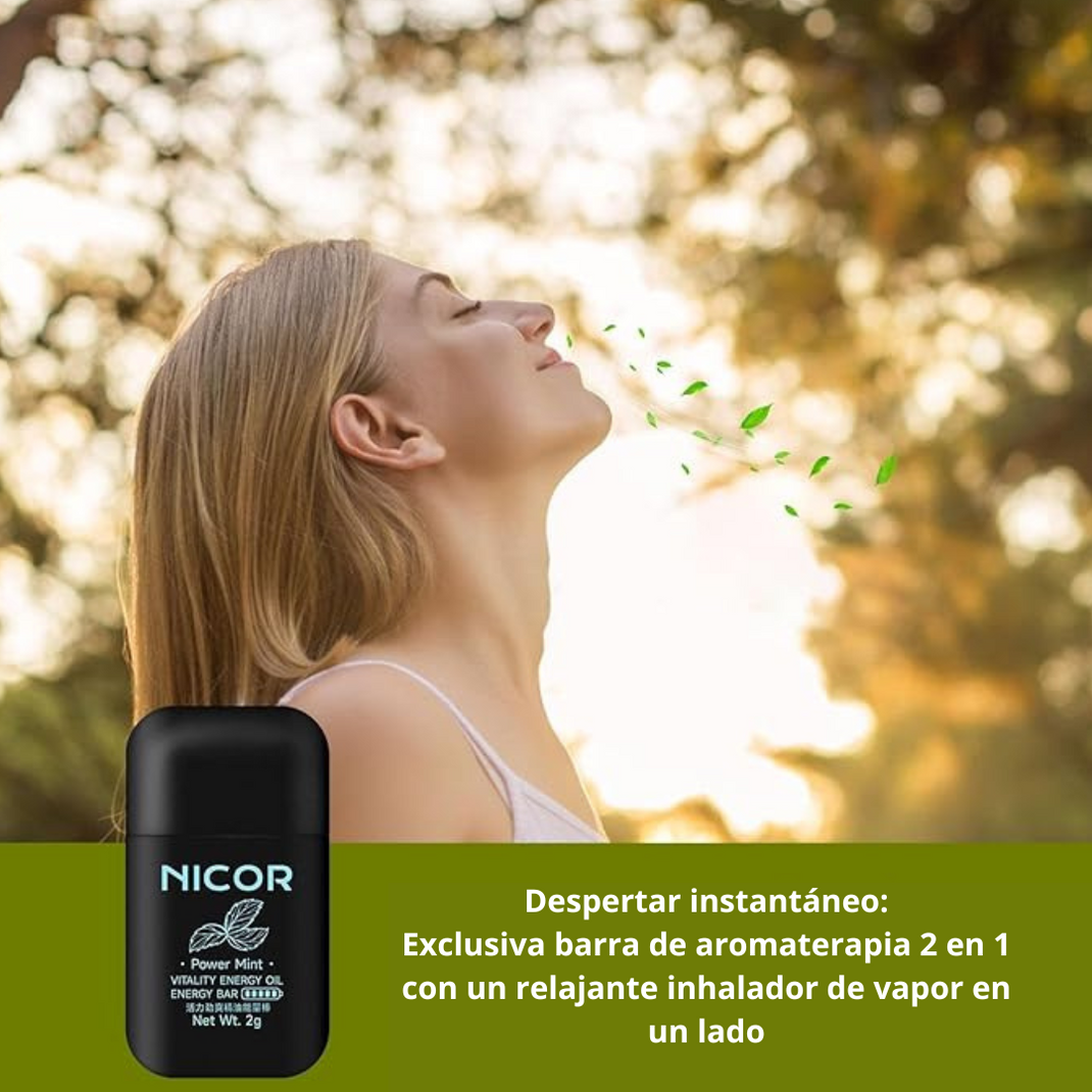 Nicor - Inhalador Nasal Herbal Energético de Doble Orificio – Kenku Perú