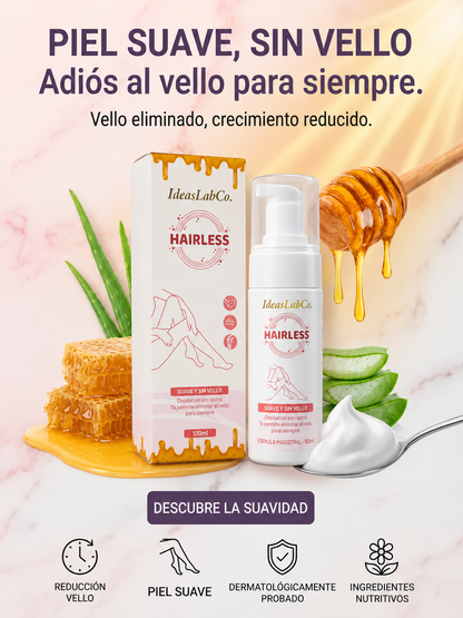 Smooth and Hairless -  Crema Depilatoria Corporal Suave y Sin Irritación Cuerpo y Rostro