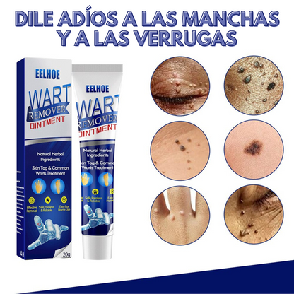 WartRemover - Crema para eliminar Lunares y Verrugas, Ungüento medicinal para eliminar manchas oscuras
