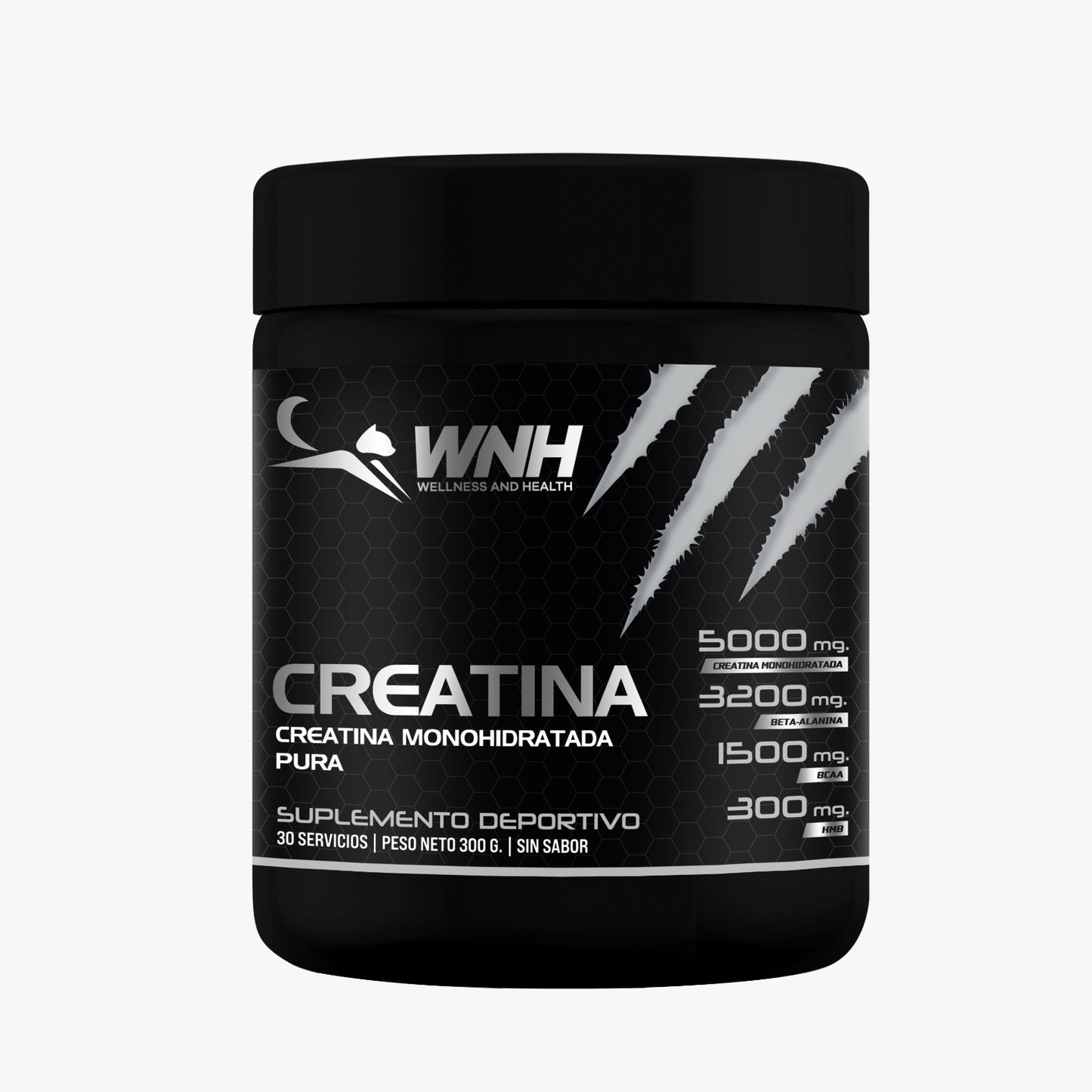 MuscleCore™ Creatina Monohidratada Pura 100% (300gr/ 30 porciones) - Para mejorar el rendimiento físico, aumentar la fuerza muscular y favorecer la recuperación.