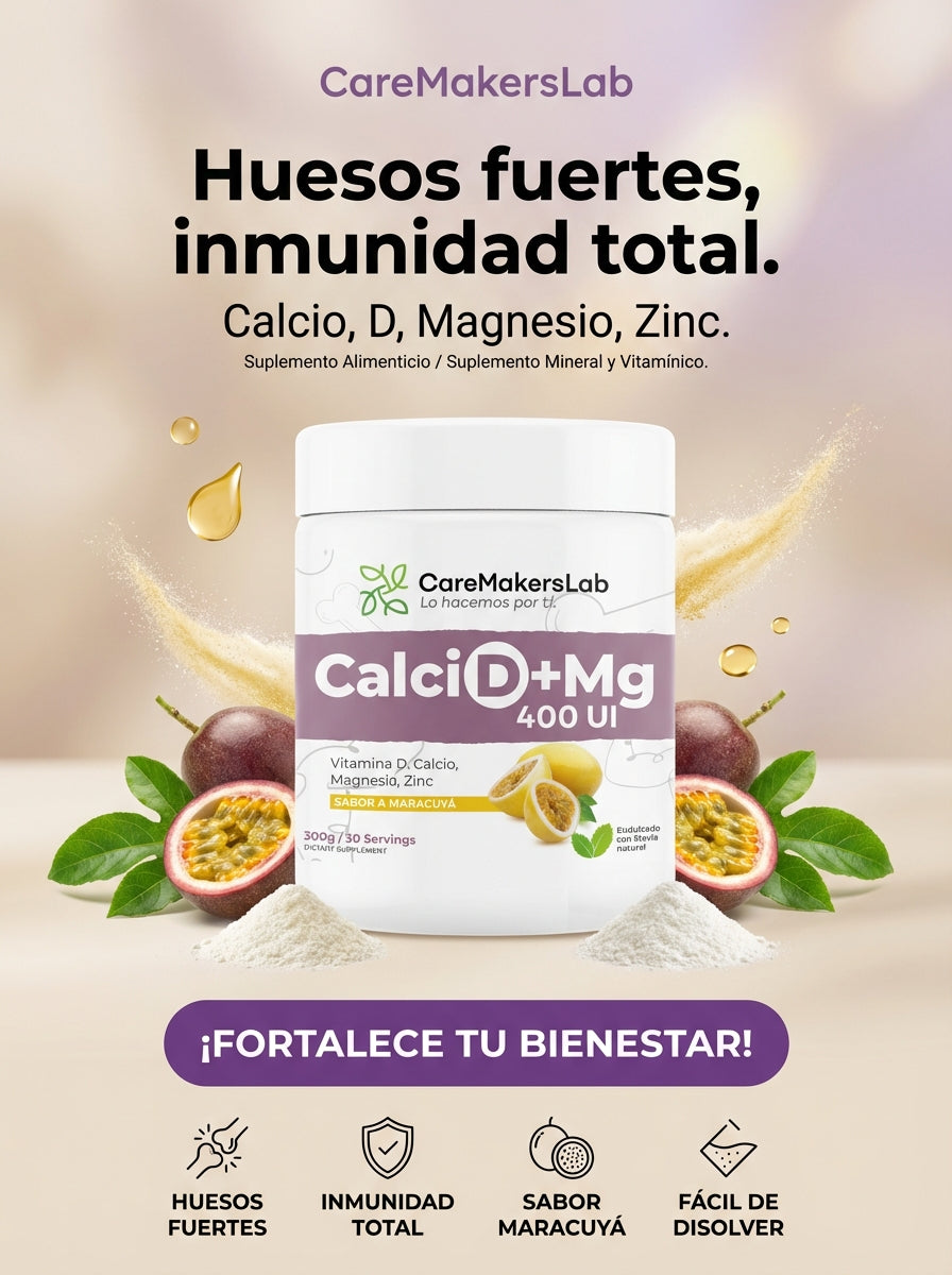 Calci D + Mg – Soporte Óseo, Muscular y Metabólico Diario (300 g)