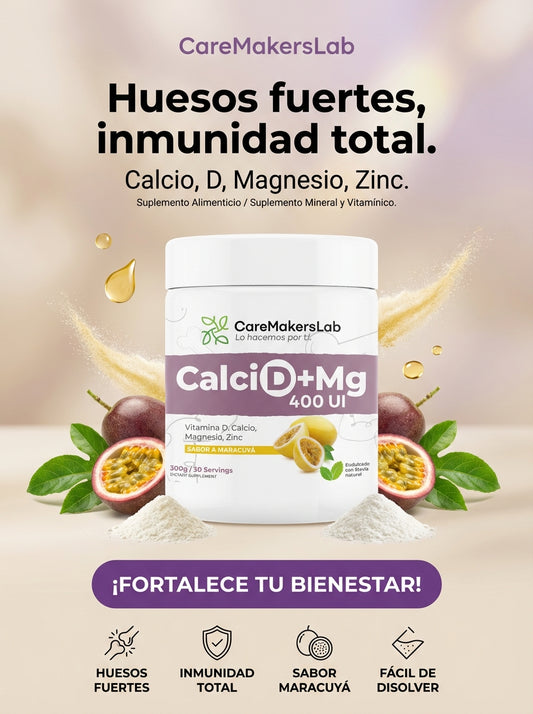 Calci D + Mg – Soporte Óseo, Muscular y Metabólico Diario (300 g)