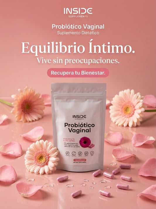 Probiótico Vaginal - Equilibrio para tu flora íntima (120 cápsulas)