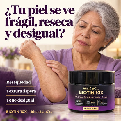 BIOTIN 10X Crema Tópica con Biotina (50g)