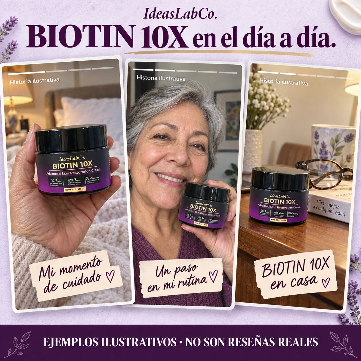 BIOTIN 10X Crema Tópica con Biotina (50g)