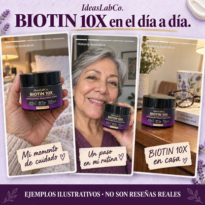 BIOTIN 10X Crema Tópica con Biotina (50g)
