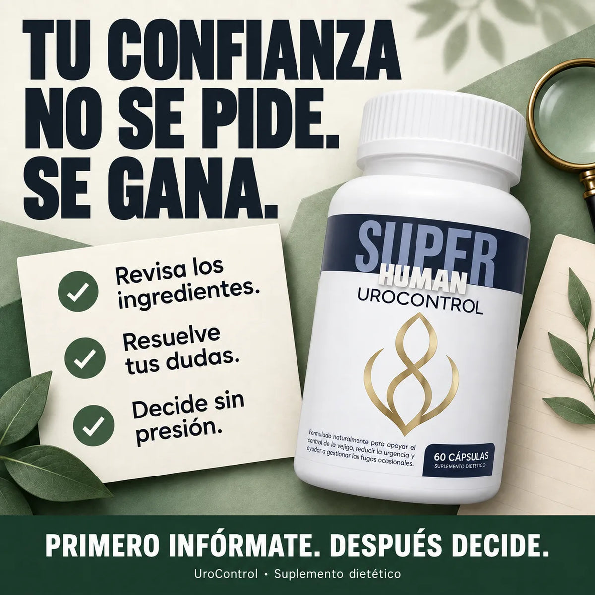 UROCONTROL – Control de Vejiga y Urgencia Urinaria (60 cápsulas)