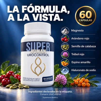 UROCONTROL – Control de Vejiga y Urgencia Urinaria (60 cápsulas)