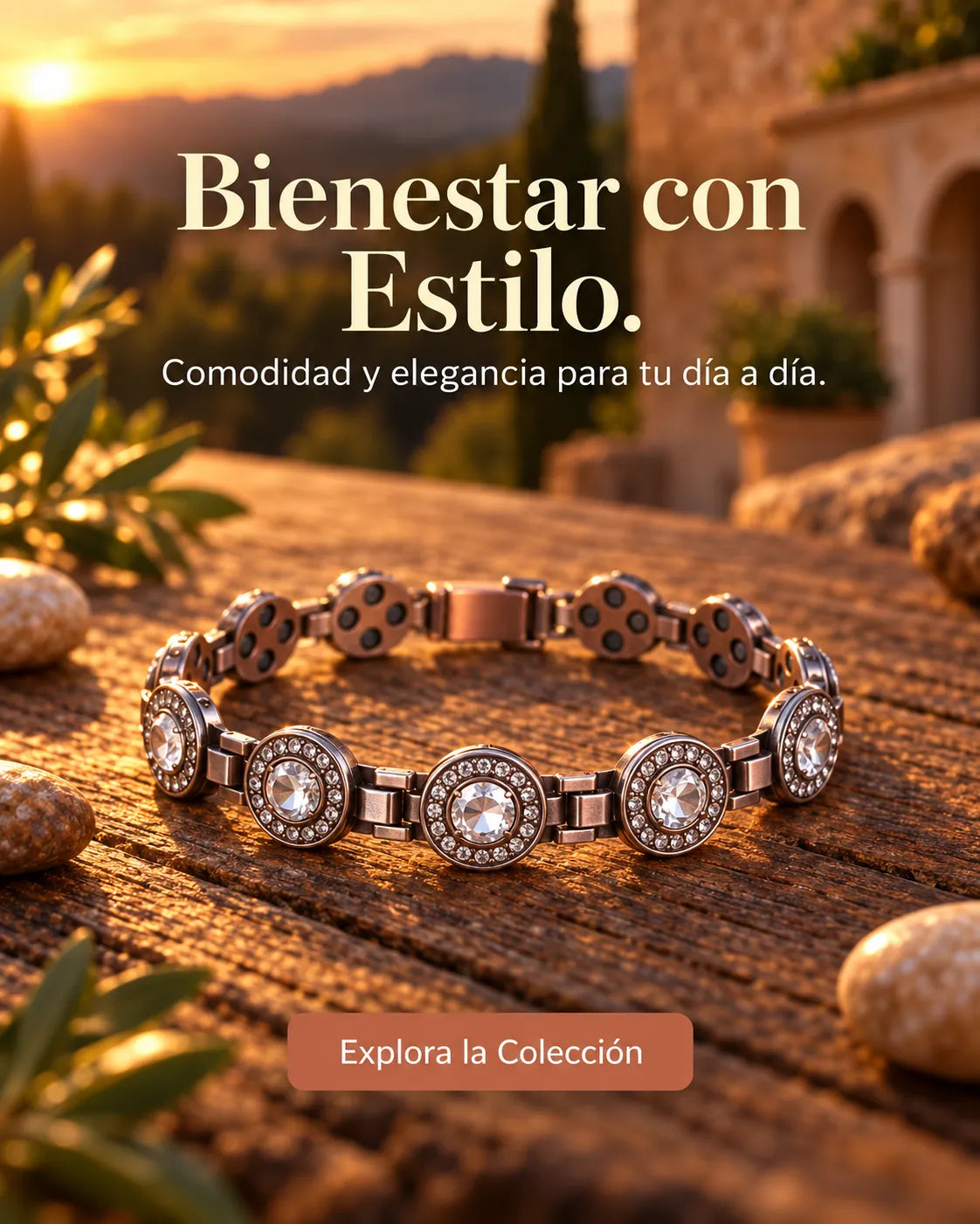 Pulsera Magnética de Cobre Saludable