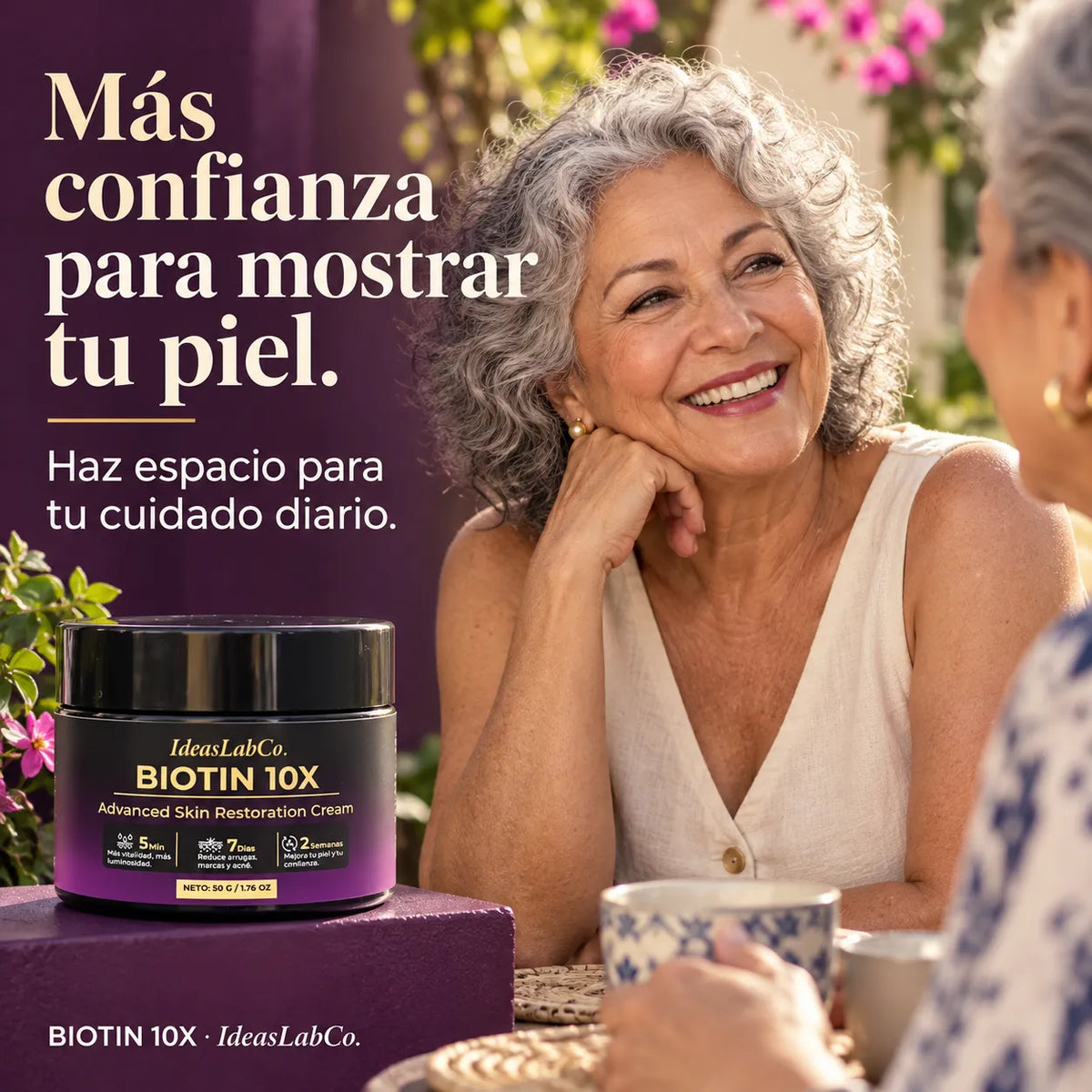 BIOTIN 10X Crema Tópica con Biotina (50g)