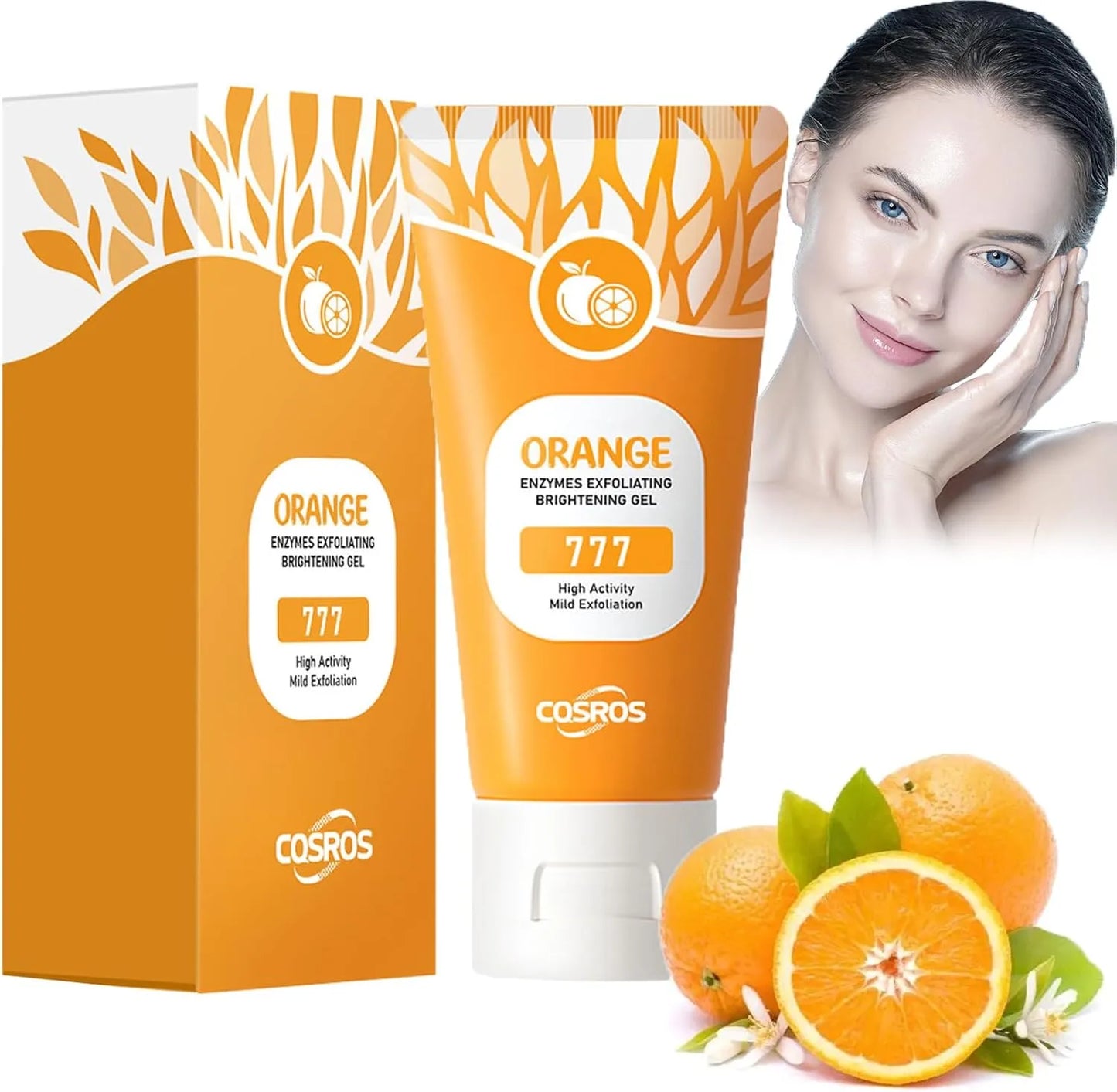 Orange™ -  Gel Exfoliante Aclarante e Hidratante con Enzimas de Naranja para una Piel Perfecta