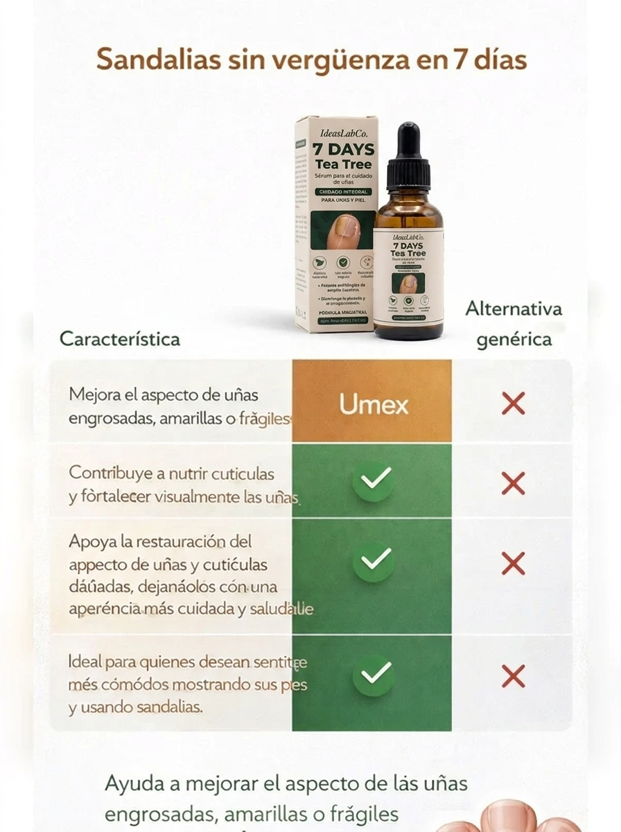 Nails Repairing – Sérum Tea Tree Ginger para Uñas (30ml)