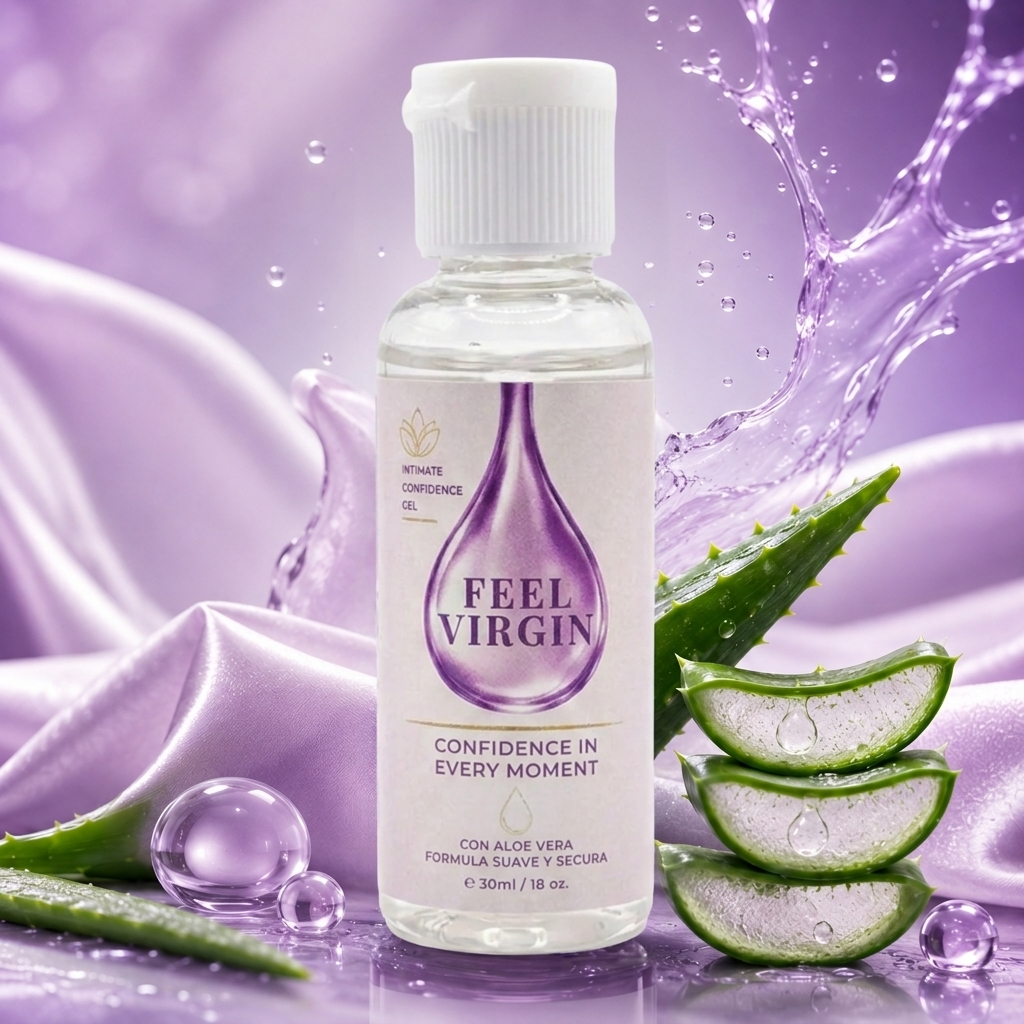 FEEL VIRGIN – Gel Íntimo Reafirmante e Hidratante con Aloe Vera y Ácido Hialurónico (30 mL)