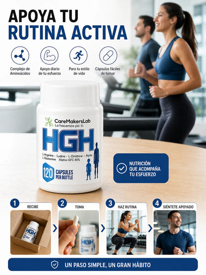 HGH - Crecimiento óptimo y desarrollo físico (120 cápsulas)