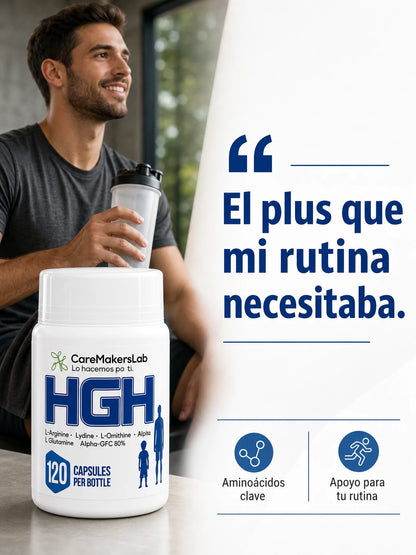 HGH - Crecimiento óptimo y desarrollo físico (120 cápsulas)