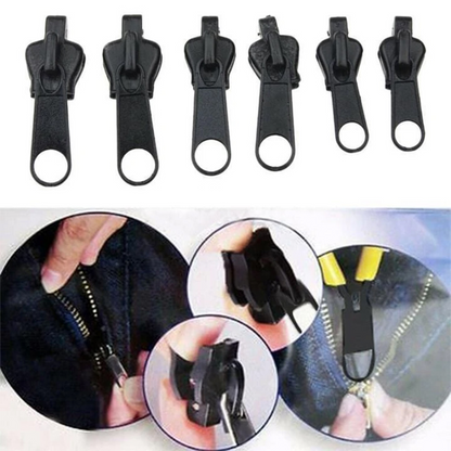 Kit De Reparación De Cremalleras FENQURO - 12 Piezas Extraíbles, Sin Necesidad De Coser, Ideal Para Chaquetas Y Mochilas