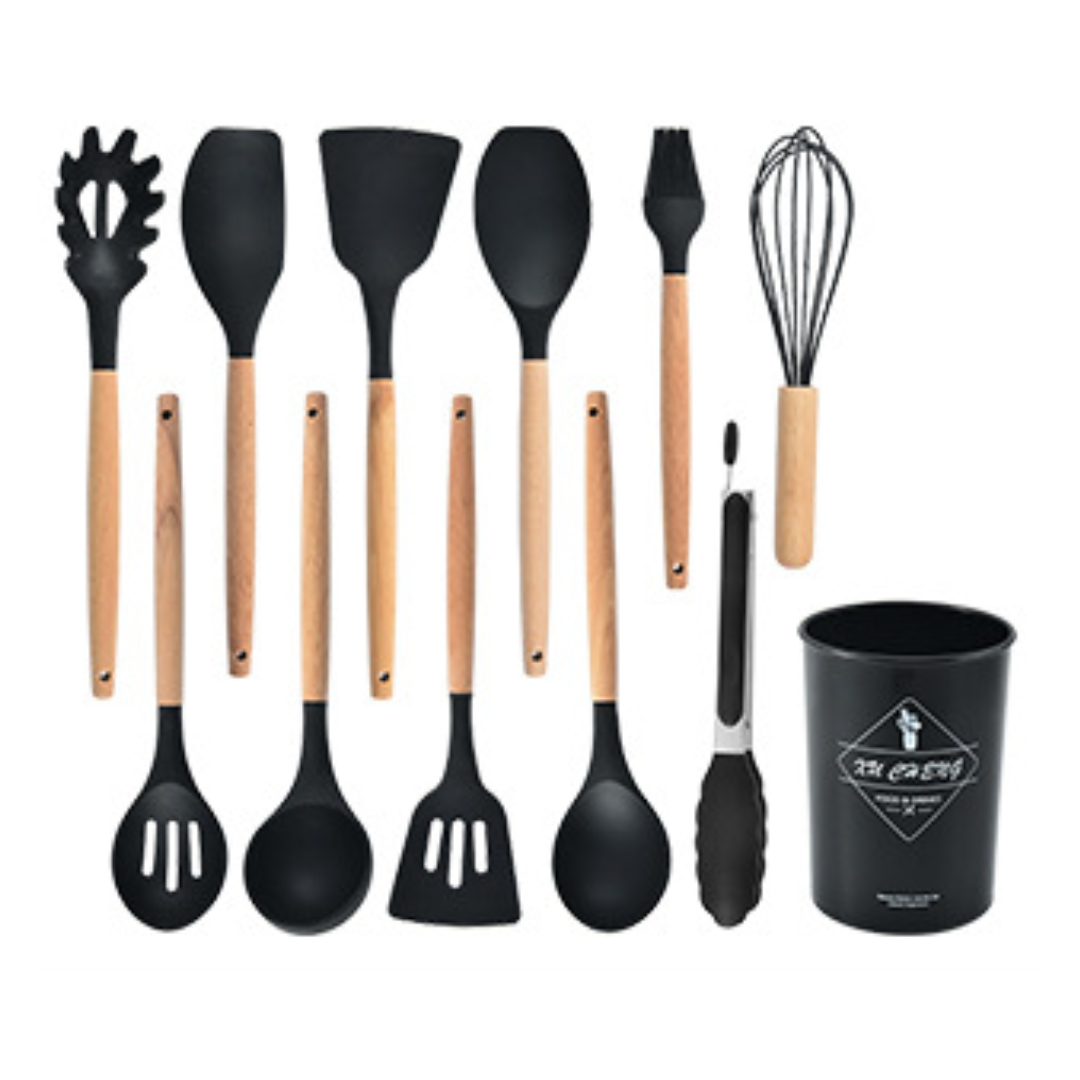Set de Utensilios para Cocina y Repostería de Silicona