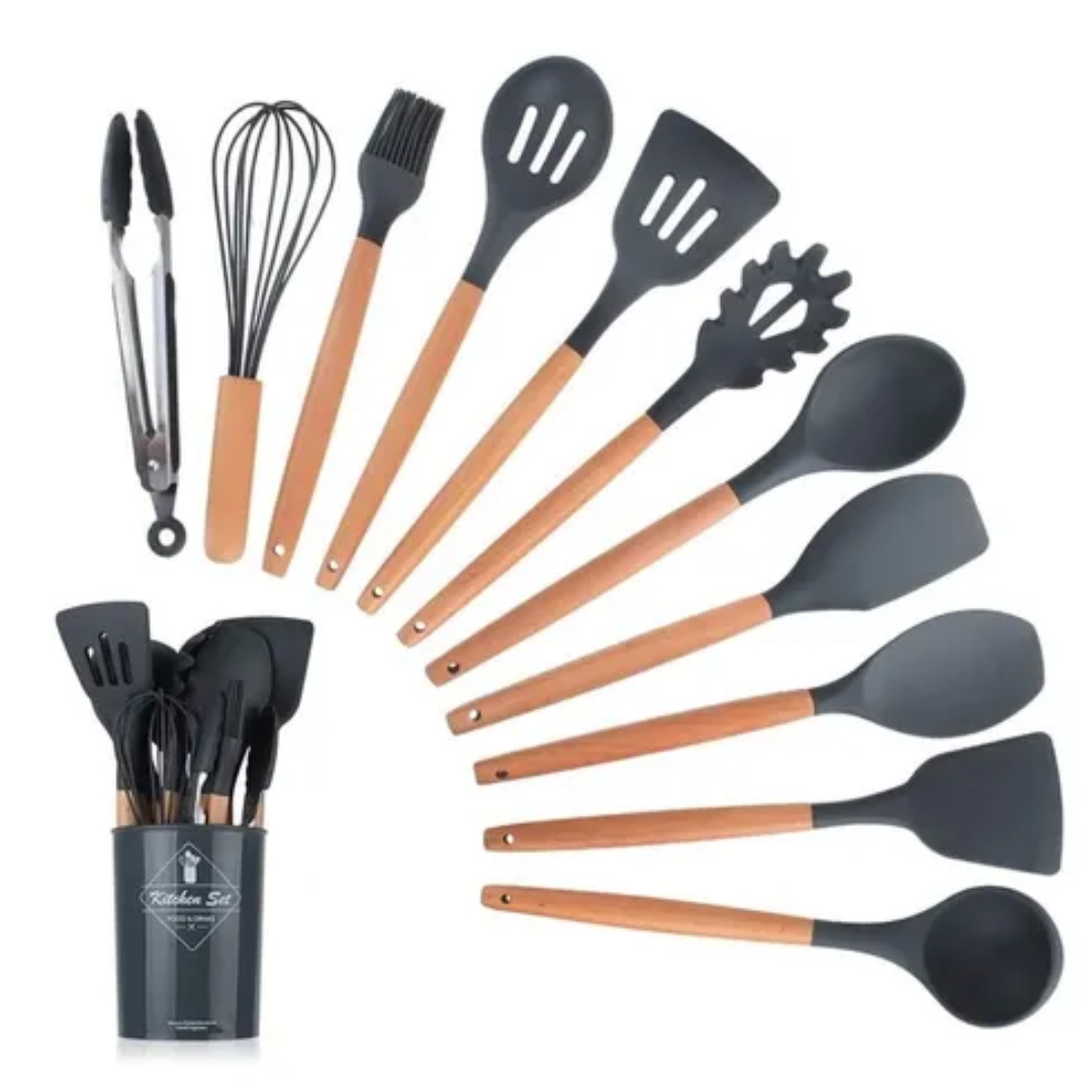 Set de Utensilios para Cocina y Repostería de Silicona