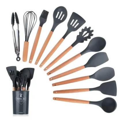 Set de Utensilios para Cocina y Repostería de Silicona