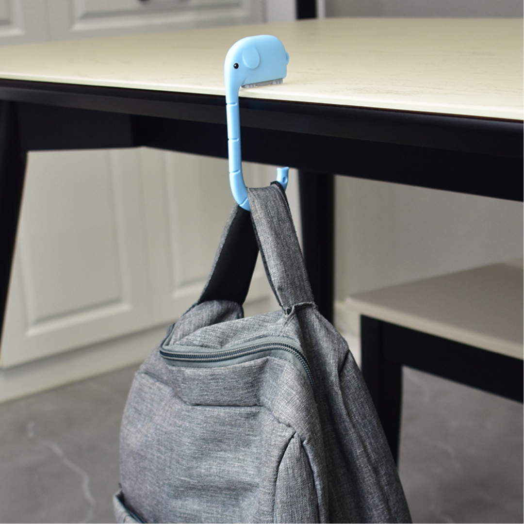 Colgador de Carteras de Elefante Blanco - Pack de 3 unidades