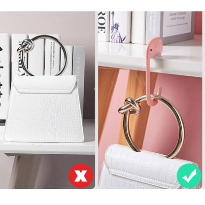 Colgador de Carteras de Elefante Blanco - Pack de 3 unidades