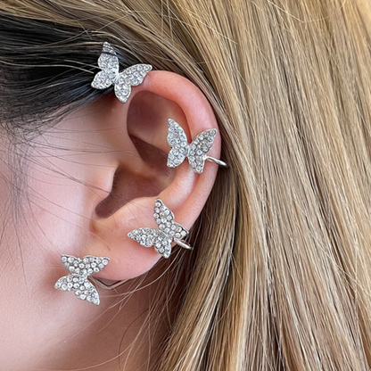 Aretes Ear Cuff Butterfly™  (Un par)