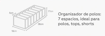ShirtOrganizer - Pack de 3 Organizadores de Polos