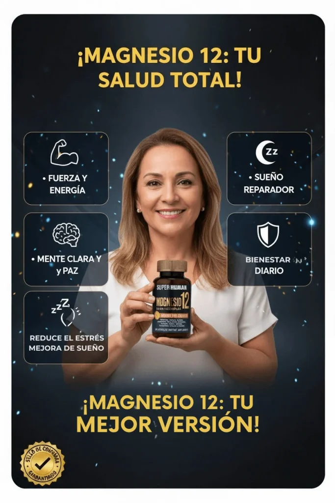 Magnesio 12 – Energía y Bienestar sin Complicaciones – Magnesio 12 en 1 Complex