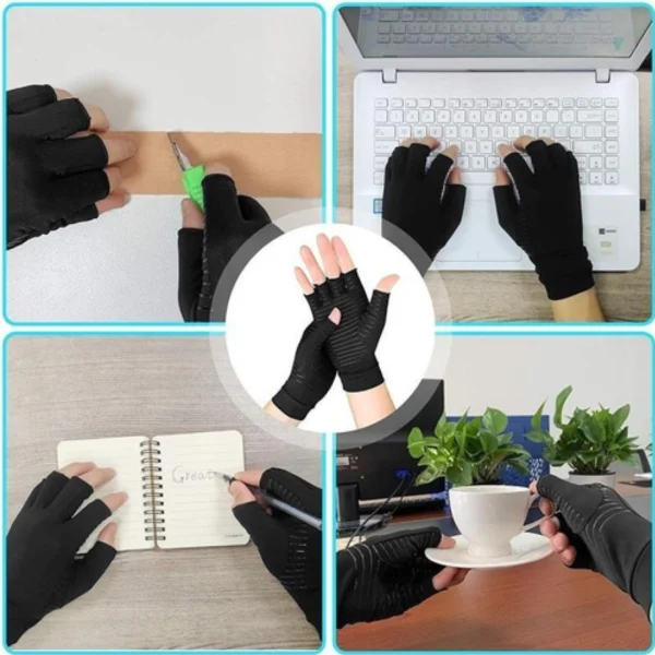 Guantes de Compresión Suave para Artritis, Artrosis, Tendinitis y Túnel Carpiano, imagen 4
