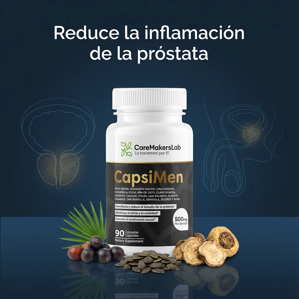 Menos inflamación prostática – CapsiMen™