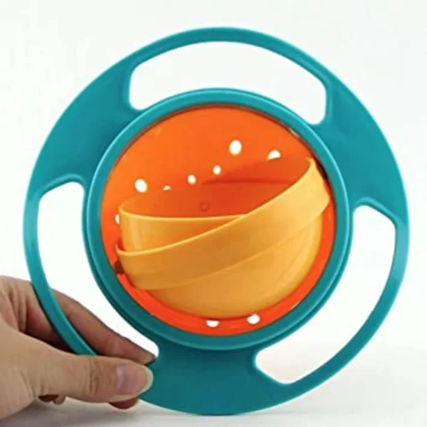 GyroBowl™ - Bowl de Plástico AntiDerrames AntiCaídas para Bebés, imagen 2