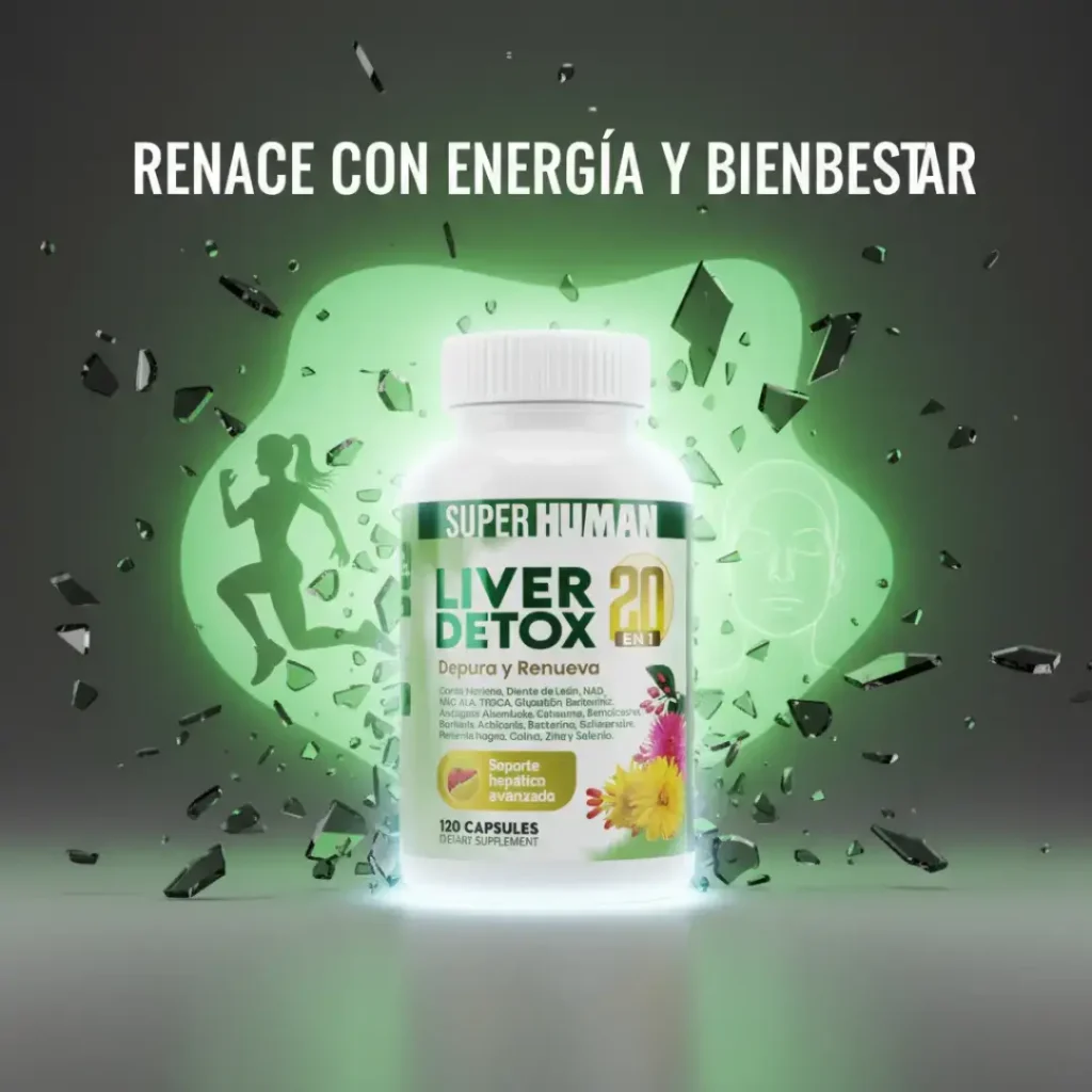 Menos toxinas, más energía – Liver Detox 20 en 1