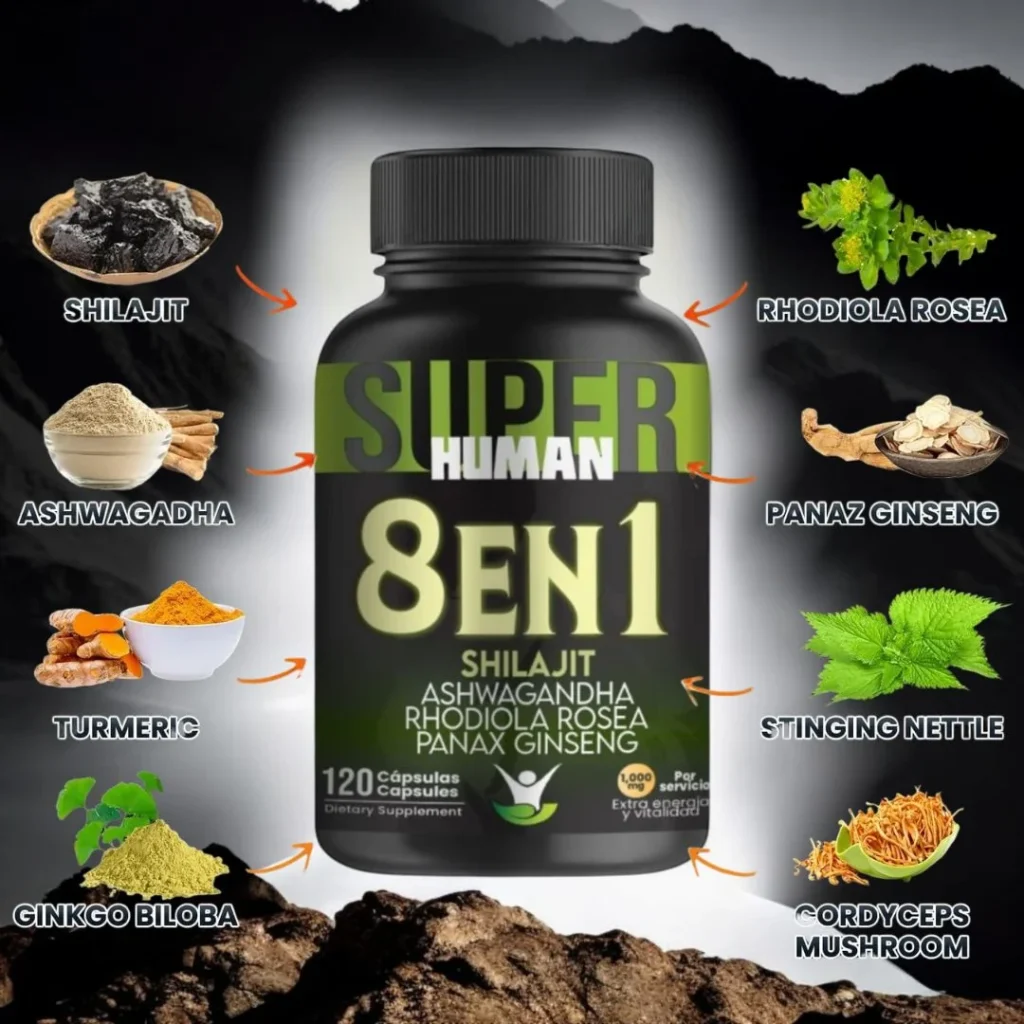 Activa tu cuerpo y mente – 8 en 1 Ultra Cápsulas