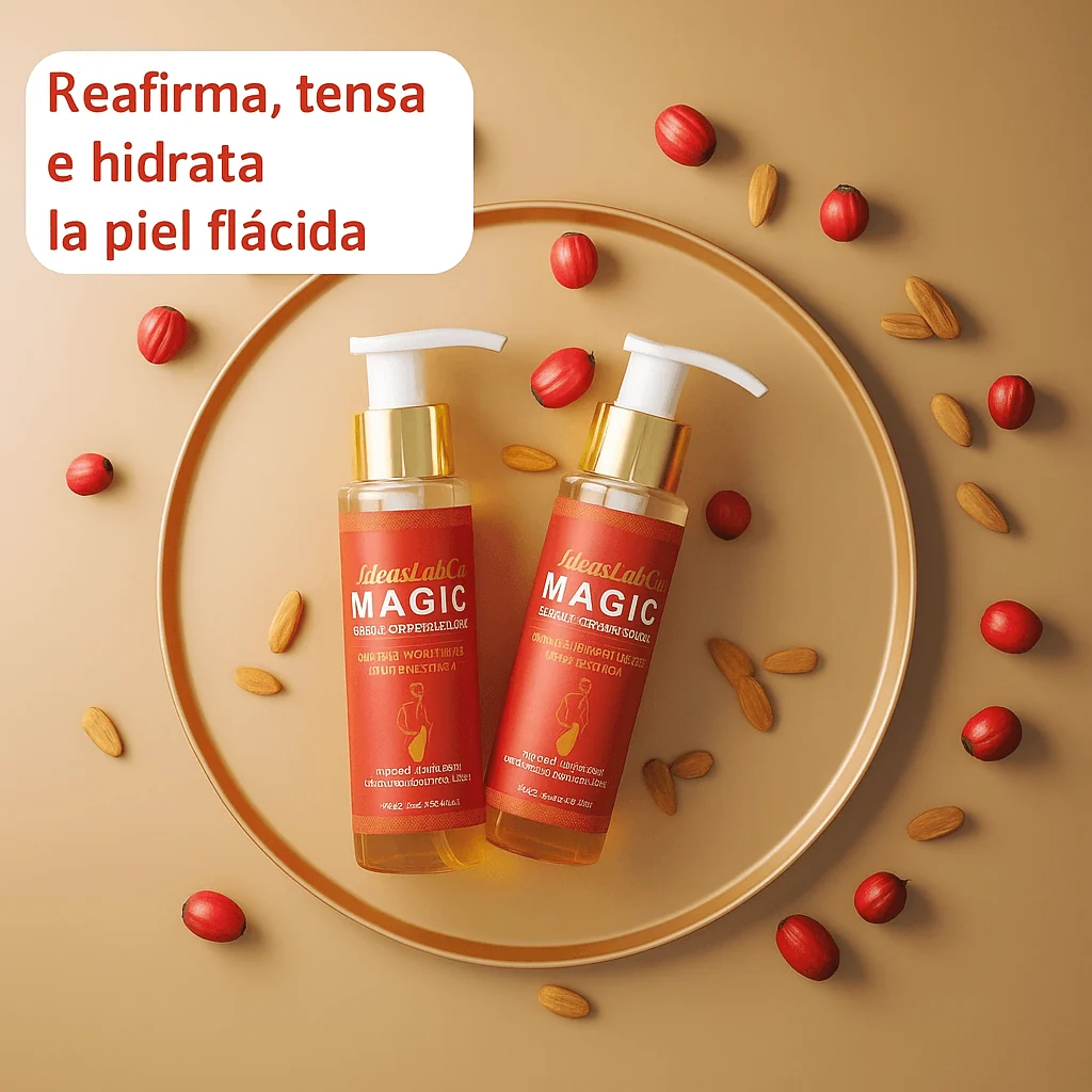 ¡Luce una piel más firme, radiante y saludable! – Aceite Corporal Magic™