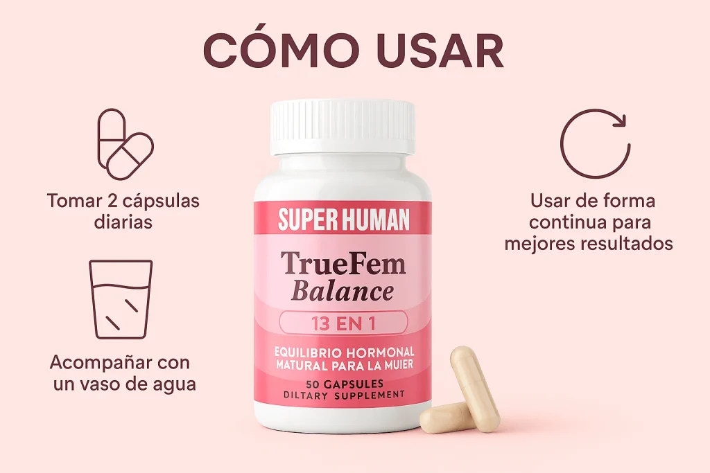 ¿Cuál es la dosis recomendada? – TrueFem Balance