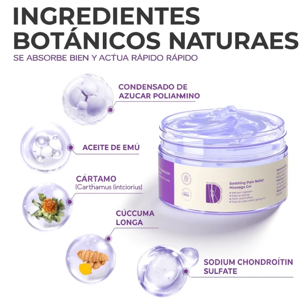 Kreain Pain Relief™ – Gel con Aceite de Emú para Alivio Rápido del Dolor Articular (50g), imagen 3
