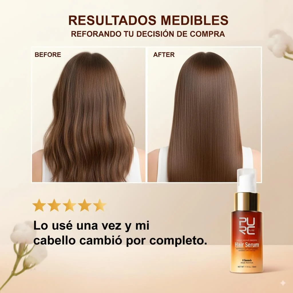 Suavidad inmediata y cuidado diario – Sérum Profesional PURC™