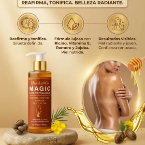 Aceite Corporal Magic™ - 100 ml: Rellena, Tensa, Reafirma e Hidrata tu Piel