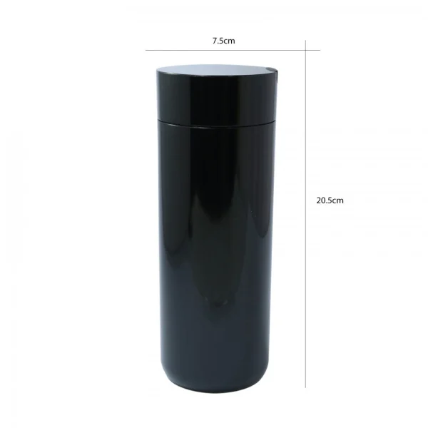Termo Anti Caidas de Acero Inoxidable 400 ml Negro, imagen 4