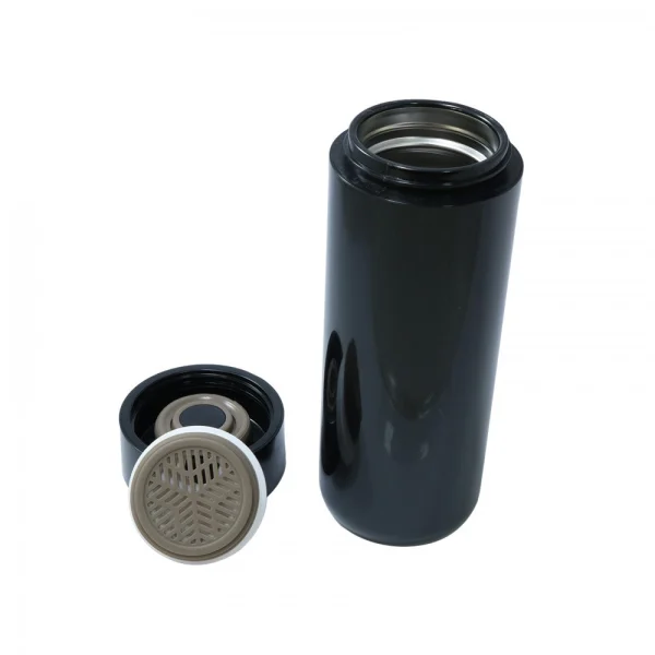 Termo Anti Caidas de Acero Inoxidable 400 ml Negro, imagen 8